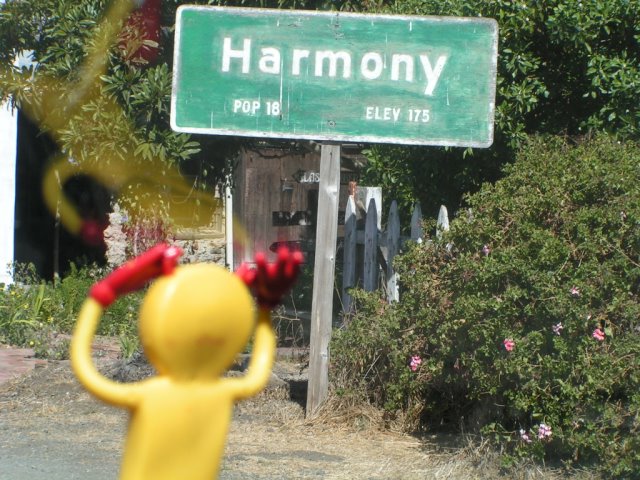 harmony, population 18