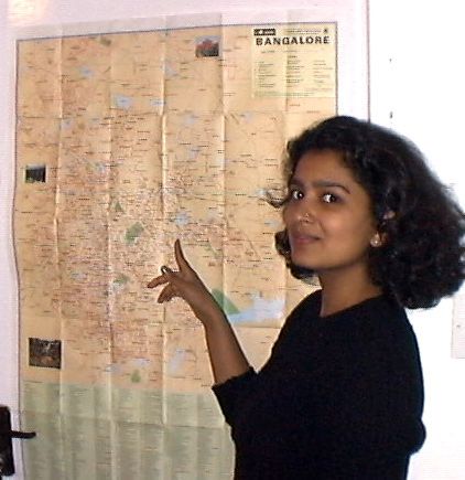 Meeta with map